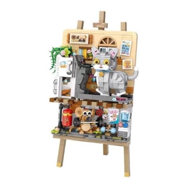 LOZ keep fit kocke Cat and mouse 1