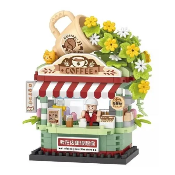LOZ micro block Coffee Store 0