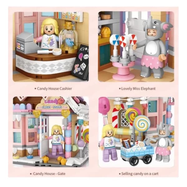 LOZ micro block kocke Candy House 1