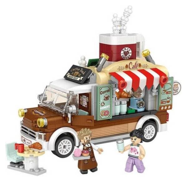 LOZ kocke Coffee truck 1