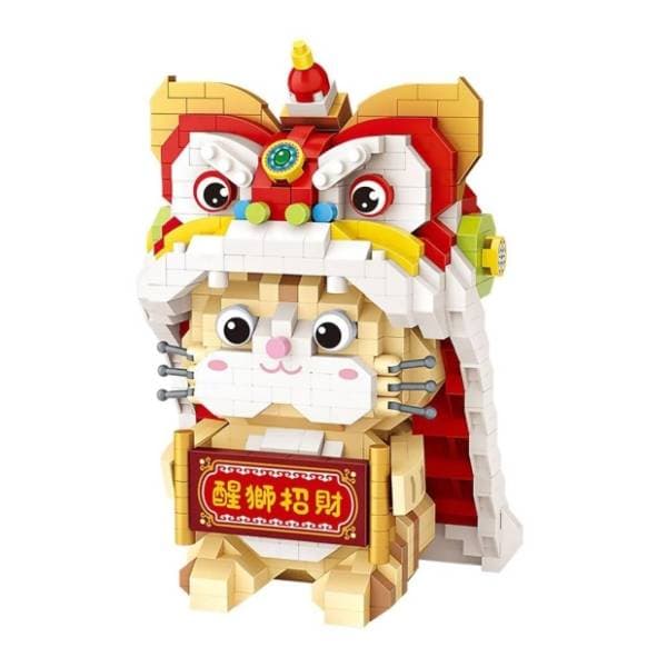 LOZ micro block kocke Dancing Lion 1