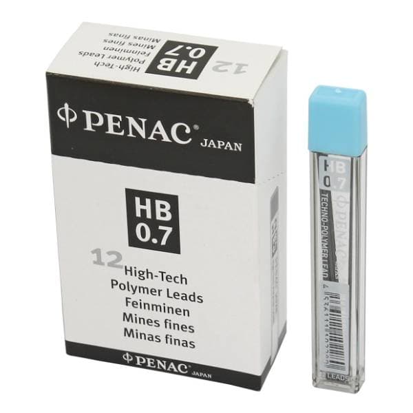 Mine za tehničku olovku PENAC HB 0,7mm 12kom 0