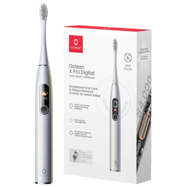 OCLEAN X Pro Digital 552560 električna četkica za zube srebrna 1