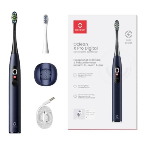 OCLEAN X Pro Digital 553482 električna četkica za zube tamnoplava 1