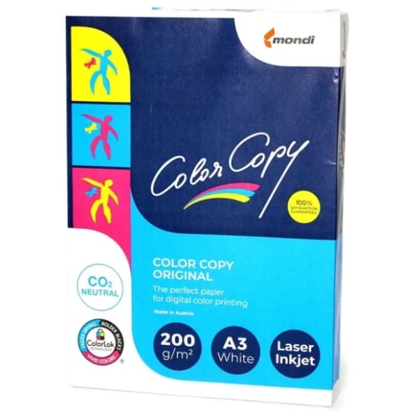 Papir za kopiranje A3 Color Copy MONDI 200g 250 listova 0