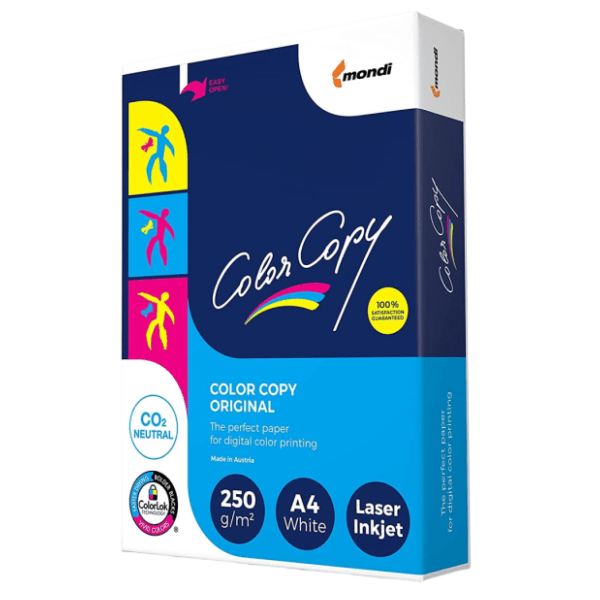 Papir za kopiranje A4 Color Copy MONDI 250g 125 listova 0