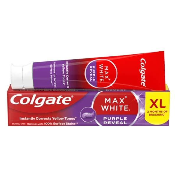 Pasta za zube COLGATE Max white purple 125ml 0