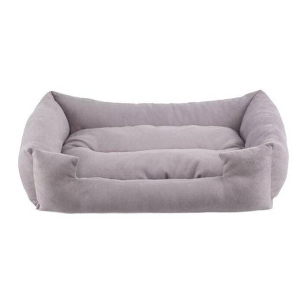 PAWS & WHISKERS Kare krevet za pse 60x45x15cm sivi 0