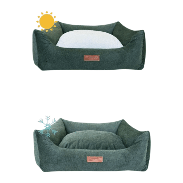 PAWS & WHISKERS Metro nest krevet za ljubimce 55x75cm zeleni 0