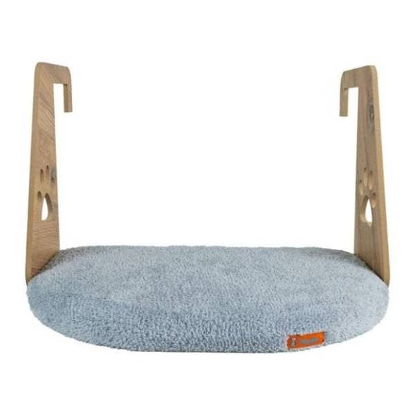 PAWS & WHISKERS Radiator ležaljka za ljubimce 52x35cm siva 0