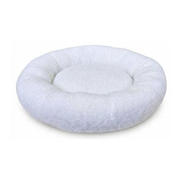 PAWS & WHISKERS Teddy donut krevet za ljubimce 70x14cm beli 0