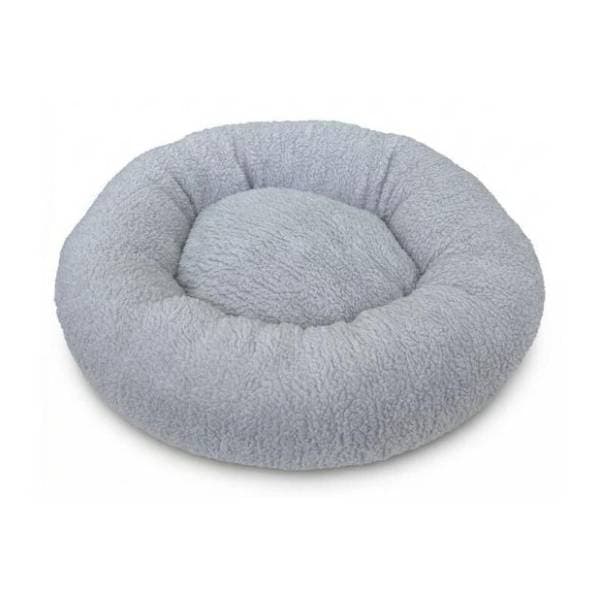 PAWS & WHISKERS Teddy donut krevet za ljubimce 52x12cm sivi 0