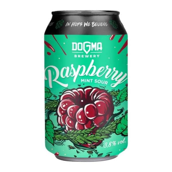 Pivo DOGMA Raspberry mint sour 0.33l 0