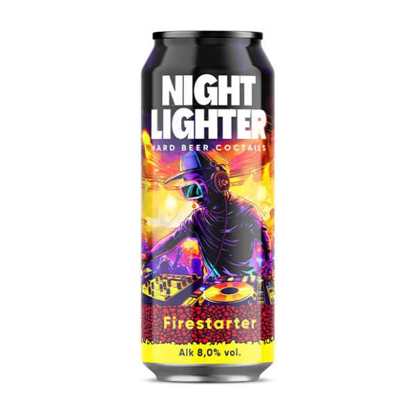 Pivo NIGHT LIGHTER Firestarter 0.5l 0