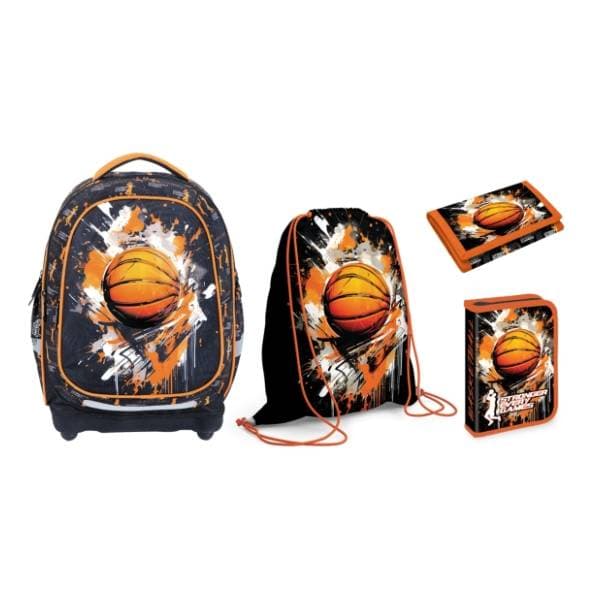 Ranac za školu anatomski S-COOL Basketball set 0