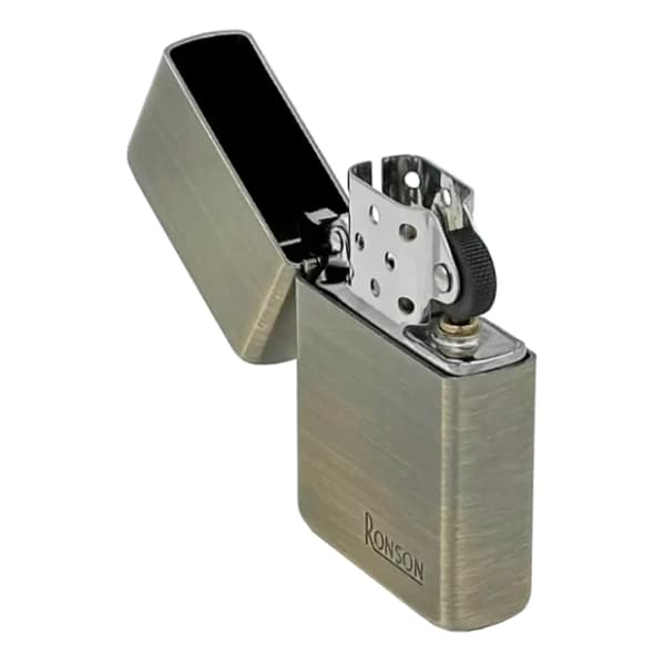 RONSON upaljač brass satin 1