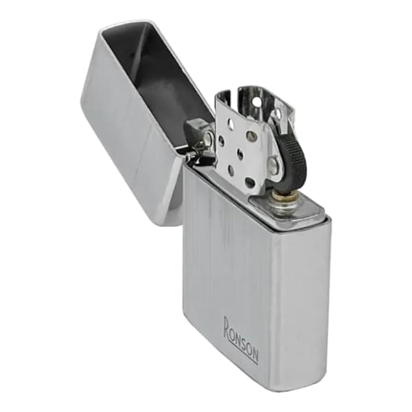 RONSON upaljač chrome vertical brushed 1