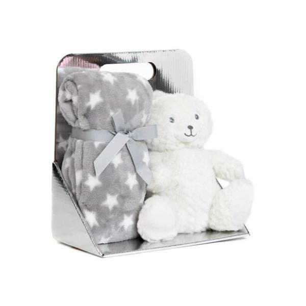 Set igračka i ćebence Bear beli BBO 0