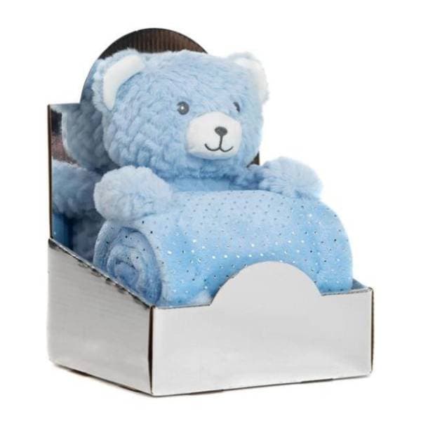 Set igračka i ćebence Bear plavi BBO 0