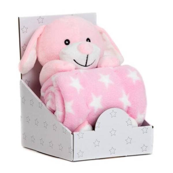 Set igračka i ćebence Dog roze BBO 0