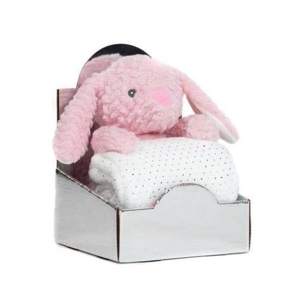 Set igračka i ćebence Rabbit roze BBO 0