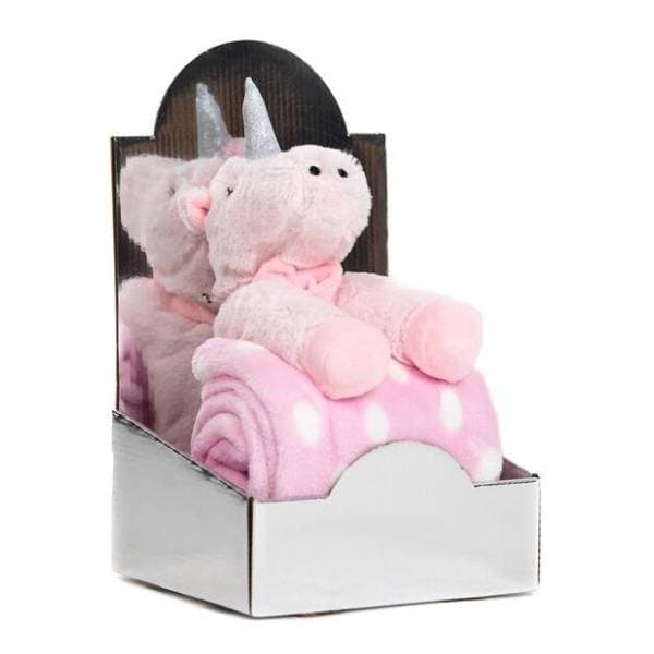 Set igračka i ćebence Unicorn roze BBO 0