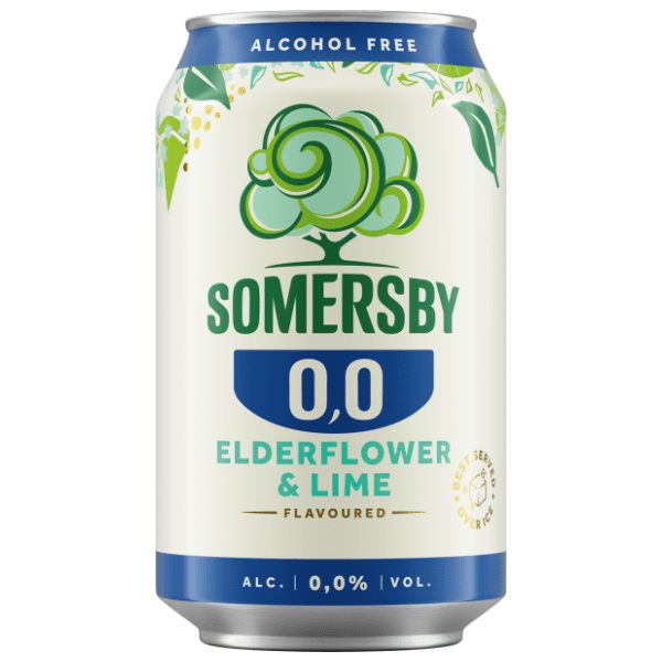 SOMERSBY elderflower & lime 0% 0,33l 0