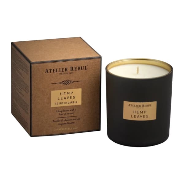 Sveća ATELIER REBUL listovi konoplje 210g 0