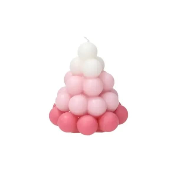 Sveća TOGNANA bubble roze 0
