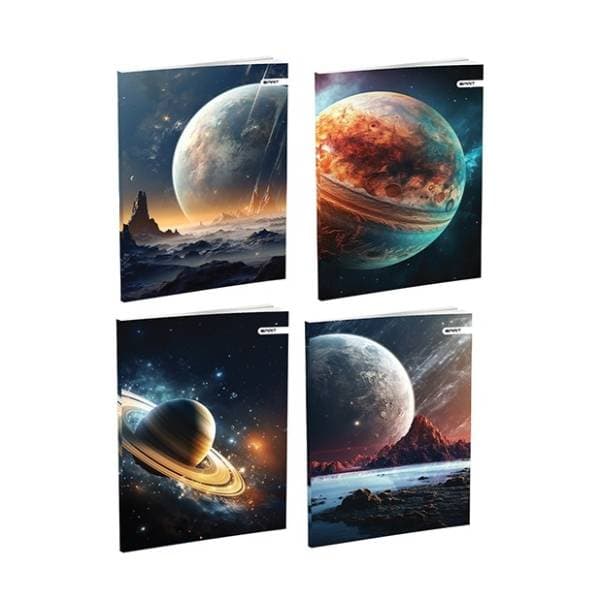 Sveska A5 karo SPIRIT planets 52lista 1kom 0