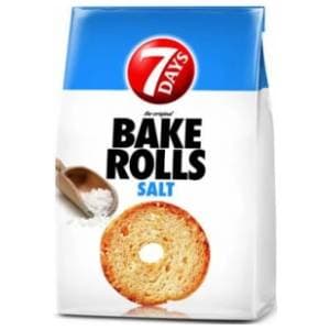 7 DAYS Bake rolls salt 150g slide slika