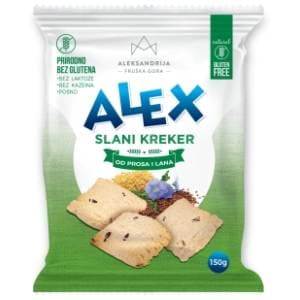 ALEKSANDRIJA slani kreker proso lan 150g slide slika