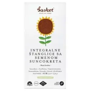 BASKET Integralne štanglice sa semenom suncokreta 100g slide slika