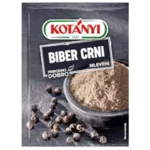 Biber KOTANYI crni mleveni kesica 17g slide slika