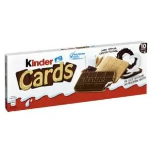 Biskvit KINDER cards 128g slide slika