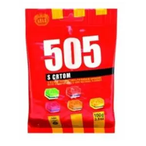 Bombone KRAŠ 505 s crtom 100g slide slika
