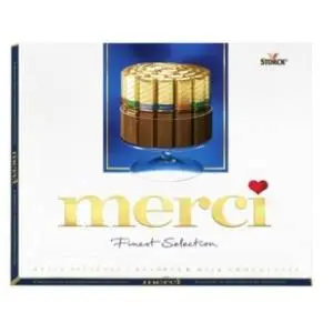Bombonjere MERCI mlečna 250g slide slika