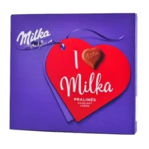 Bombonjere MILKA I Love Milka nut nougat 110g slide slika