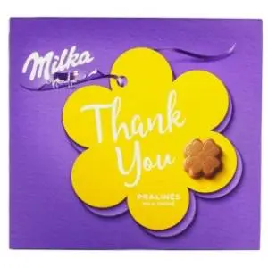 Bombonjere MILKA Thank you 110g slide slika