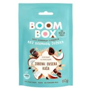 BOOM BOX ovsena kaša kokos čokolada 60g slide slika