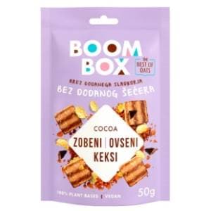 BOOM BOX ovseni keks kakao 50g slide slika