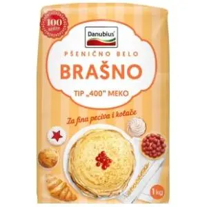 Brašno DANUBIUS meko T-400 1kg slide slika