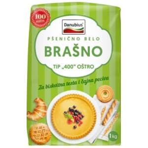 Brašno DANUBIUS oštro T-400 1kg slide slika