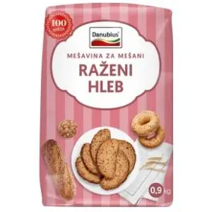 Brašno DANUBIUS za ražani hleb 900g slide slika