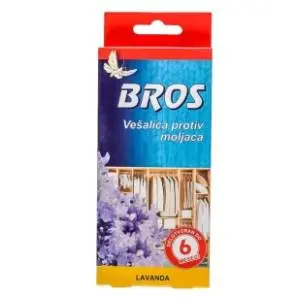 BROS vešalica protiv moljaca sa mirisom lavande 1kom slide slika