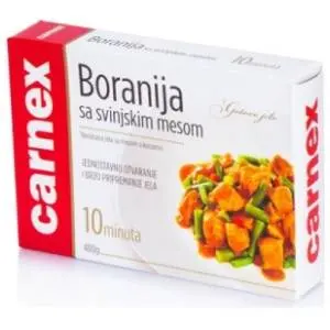 CARNEX Boranija sa svinjskim mesom 400g slide slika