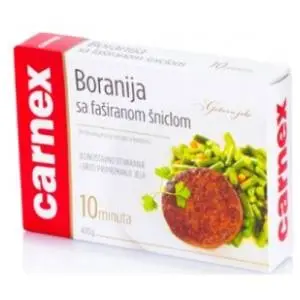 CARNEX Faširana šnicla sa boranijom 400g slide slika