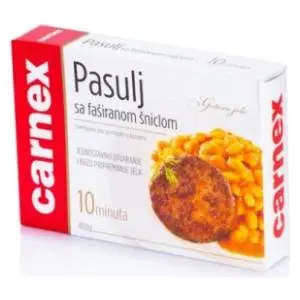 CARNEX Pasulj sa faširanom šniclom 400g slide slika