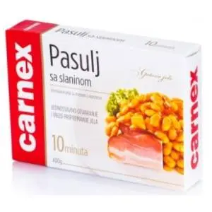 CARNEX Pasulj sa slaninom 400g slide slika