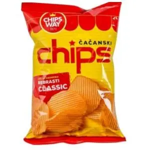 CHIPS WAY Classic rebrasti 90g slide slika